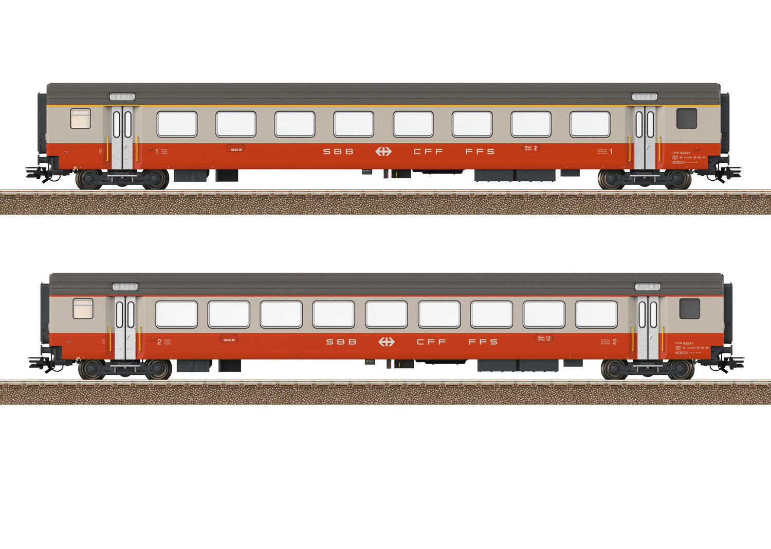 Trix 23691 SBB Personenwagen-Set Swiss Express 2tlg